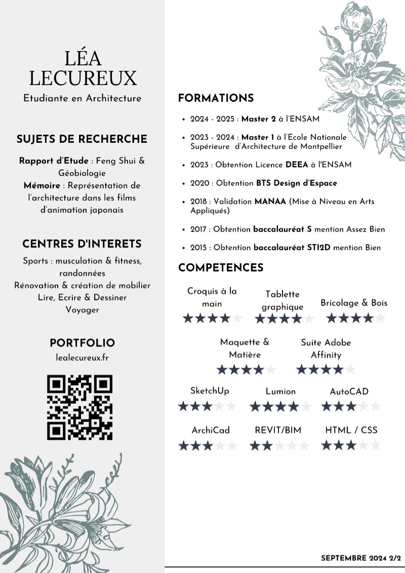 CV de Léa LECUREUX